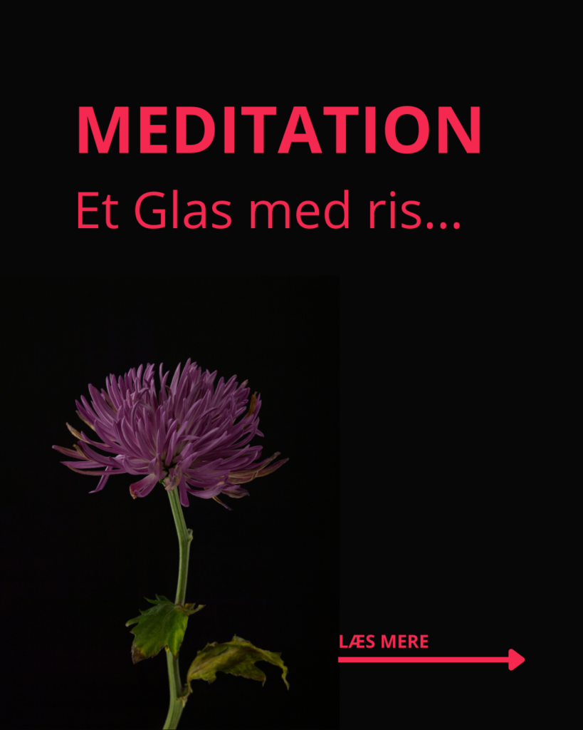 Meditation - et glas med ris